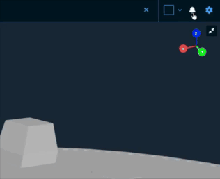 Pinning the alerts drawer keeps it open across outside clicks