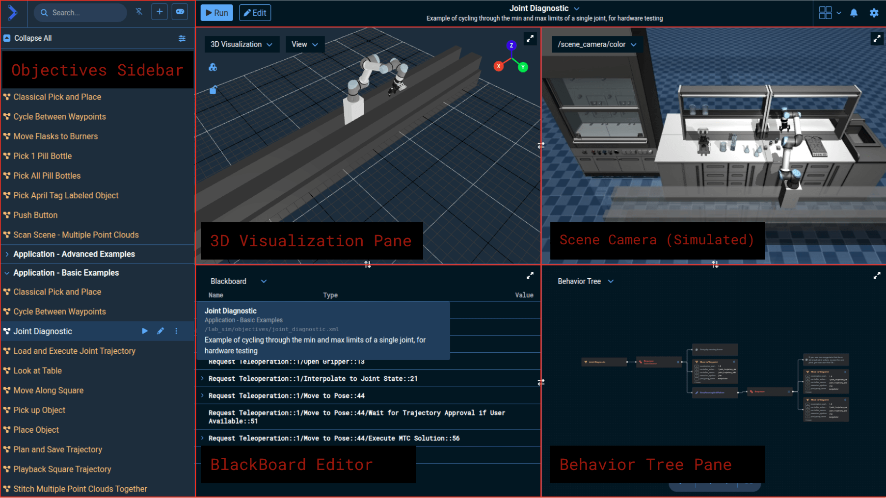 MoveIt Pro UI overview