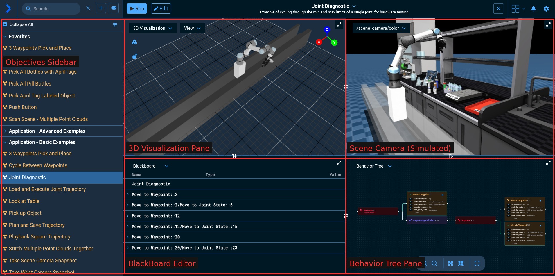 MoveIt Pro UI overview