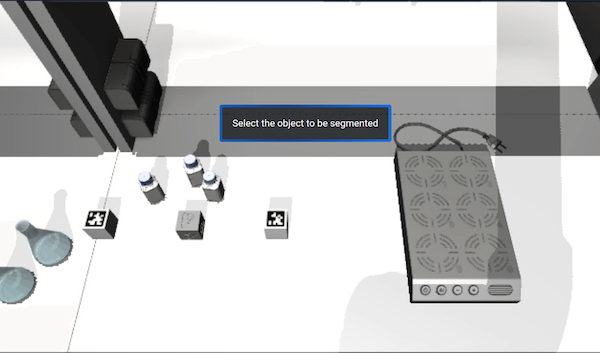 Segment Point Cloud from Clicked Point