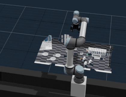 Live point clouds from the robot's cameras streaming in the 3D Visualizer