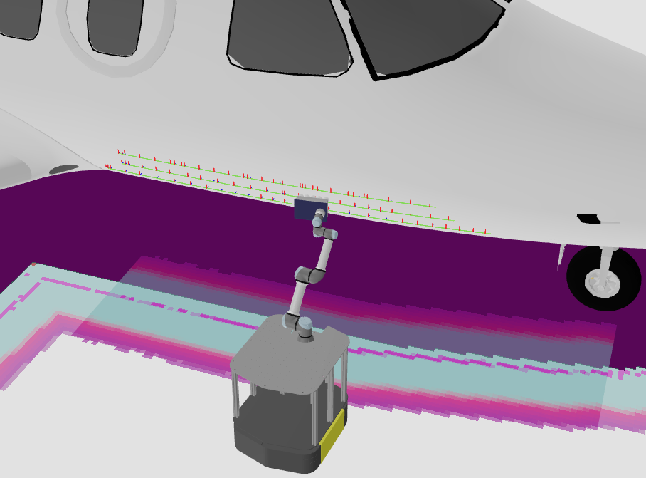 Plan Path Along Surface 3 Passes