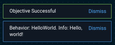 Hello World Behavior