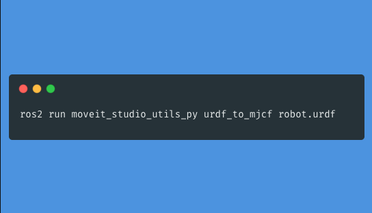 URDF to MJCF Converter